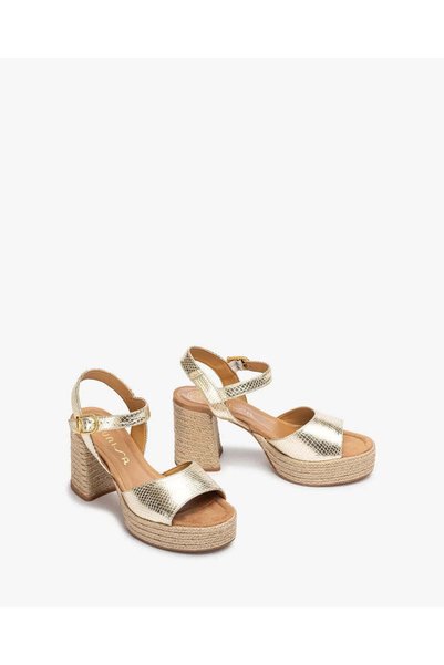 Unisa SANDAL WITH A JUTE HEEL AND PLATFORM