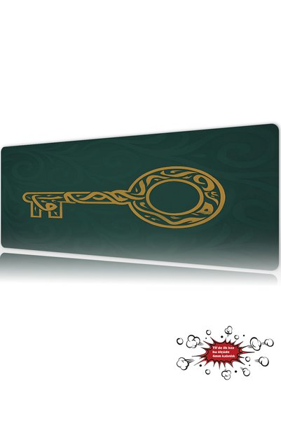 urzuva Secret Key Gaming Oyuncu XL Mouse Pad Mousepad 90X40 cm 3Mm Dikişli Model