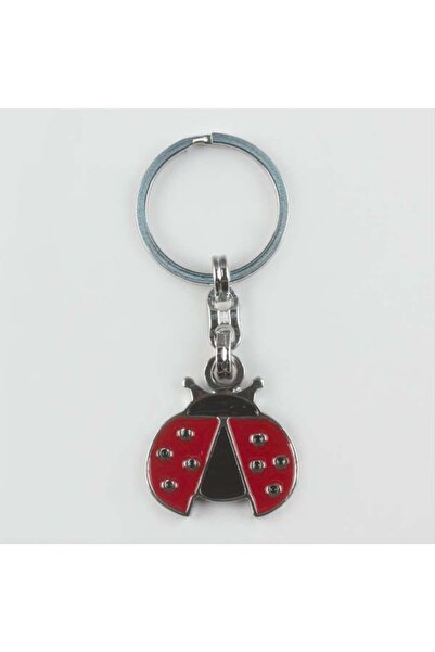 Generic Brand Metal Keychain with Ladybug Figure