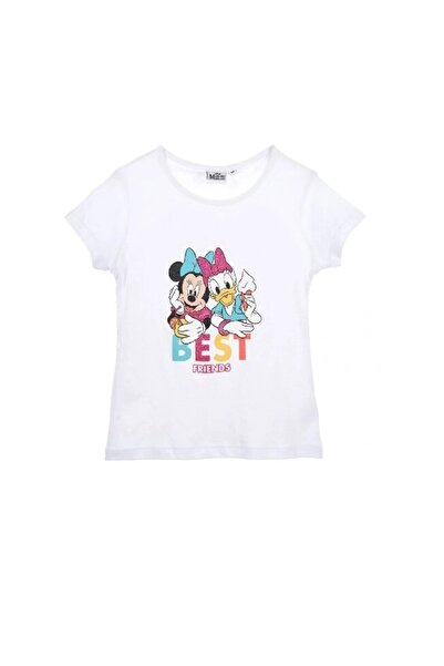 Minnie Mouse Tricou de fete, Bumbac, Cei mai buni prieteni, Alb
