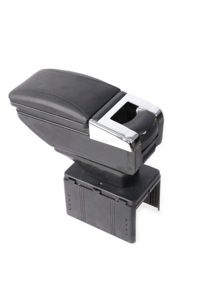 Fym KRL-3000 مسند ذراع قابل للتعديل مع قاعدة قابلة للتعديل، حامل أكواب أسود، ...
