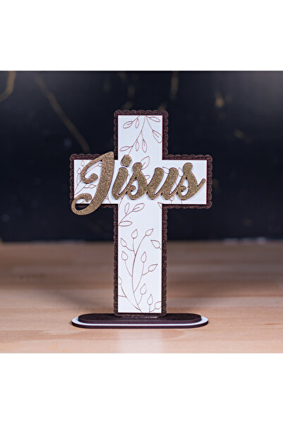 Creators of Crafts Decorative Cross - Jesus, 10 X 15 Cm