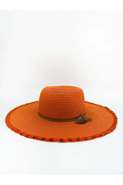 Alex max STRAW HAT WITH FRINGES