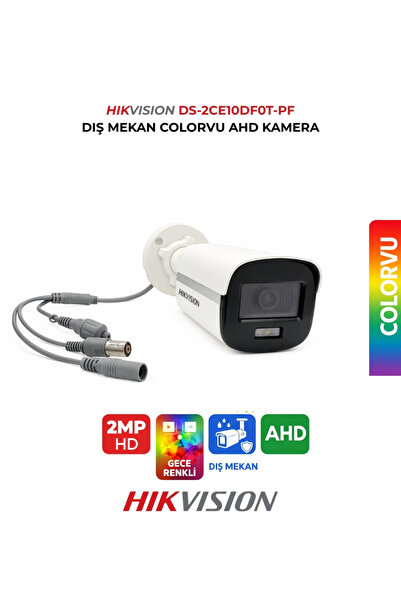 Hikvision 3.6mm ColorVu Gece Renkli Kamera DS-2CE10DF0T-PF
