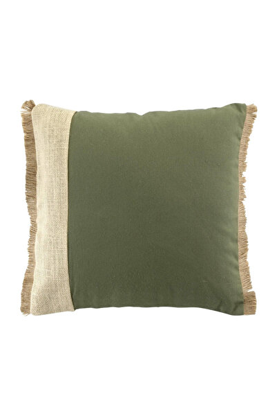 Amelia Home Perna decorativa din bumbac stil boho, Greenybel, 200 g/m2, 40 x ...