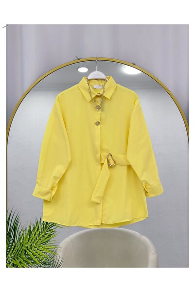 YEDİLALE Gold Buttoned Waist Detail Tunic [Tunic Only, Price Included]