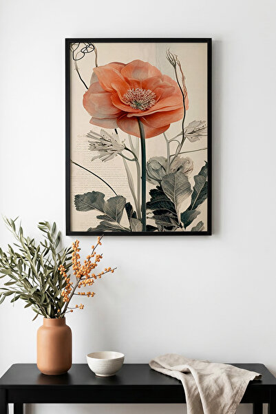 huhuli Αφηρημένη ζωγραφική με φυσικό ξύλινο πλαίσιο I Huhu1272