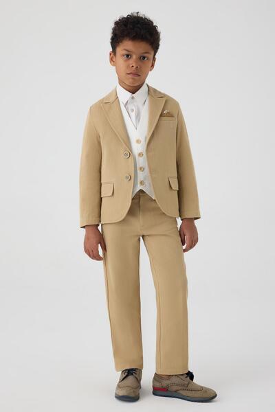 NBT JEANS BG Store Καφέ Μπουφάν για Αγόρια