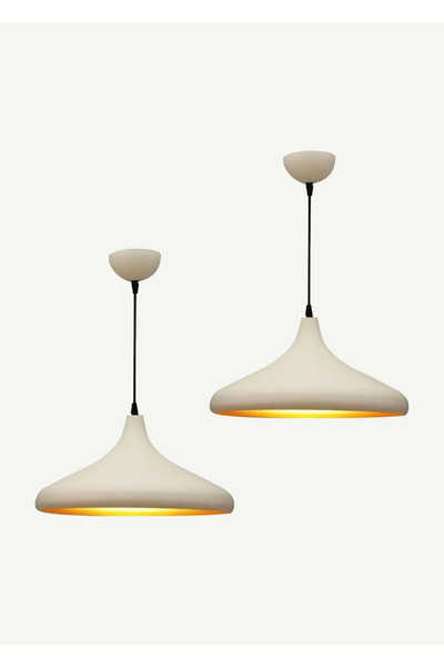 Bella Maison Chloe 2'li Sarkıt Avize Beyaz (35x75 cm)