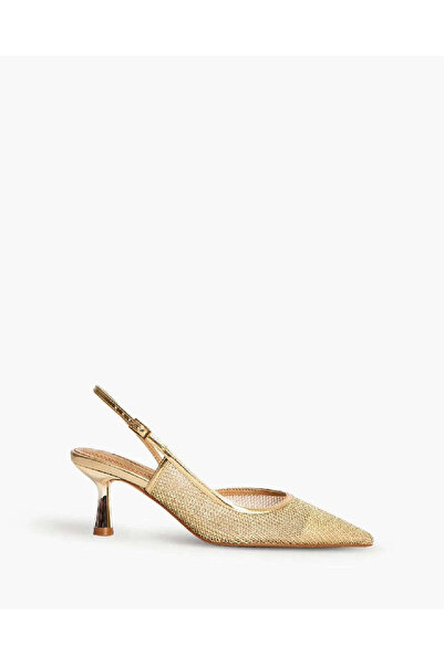 Corina METALLIC MESH SLING BACK IN GOLD