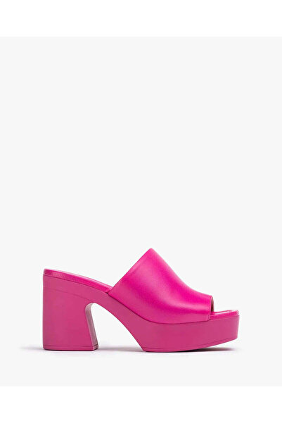 Unisa MONOCHROME MULE IN FUSCHIA