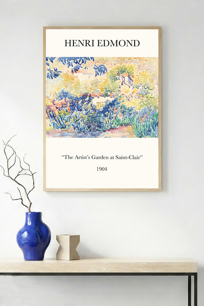 huhuli Αφηρημένος πίνακας με φυσικό τοπίο με φυσικό ξύλινο πλαίσιο - Ζωντανές...