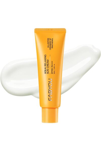 FabYou Aqua Relaxing Sun Cream SPF50+ PA++++ 50ml - Korean Skincare for UV Pr...