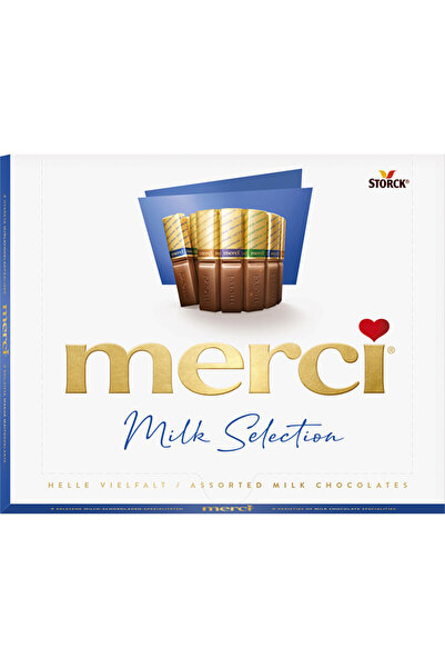 Merci ÇİKOLATA SÜTLÜ MAVİ MİLK SELECTİON 250 GR *3'LÜ