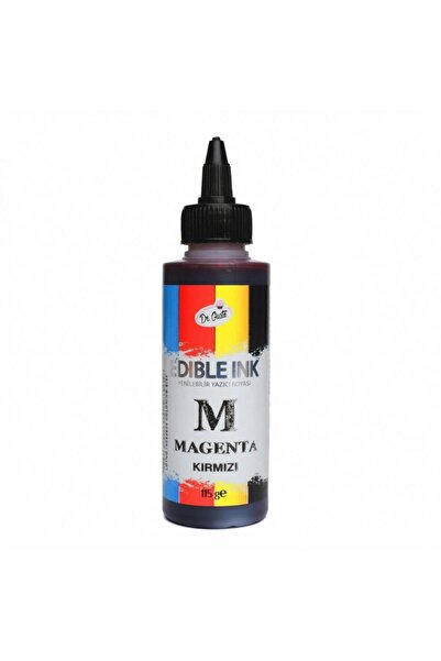 Dr. Gusto Yenilebilir Yazıcı Gıda Mürekkebi Magenta (Kırmızı) 115 ML – Pasta ...