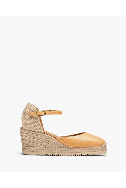 Unisa D’ORSAY ESPADRILLE IN LEATHER
