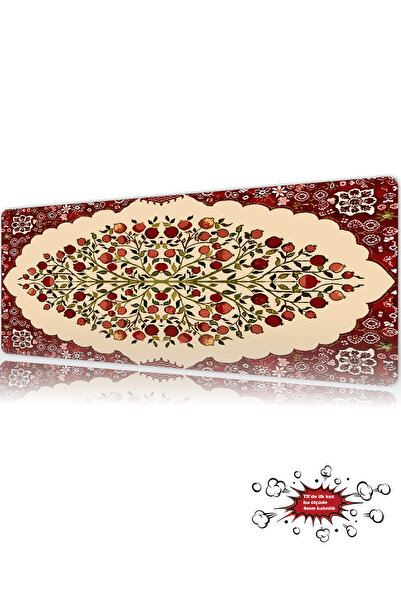 urzuva Crimson Garden Gaming Oyuncu XL Mouse Pad Mousepad 90X40 cm 3Mm Dikişl...