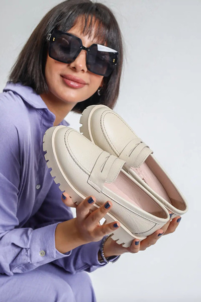 ELİT SHOES Atia Hakiki Deri Loafer