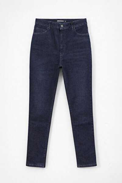 Bluewhite Γυναικείο παντελόνι τζιν με ψηλή μέση, στενή εφαρμογή, ελαστικό, σε...