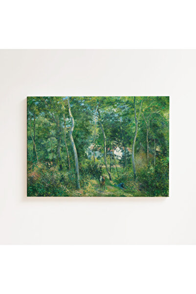 Vetro Design Pissarro - Tablou pe pânză cu peisaj forestier în apropierea L'H...