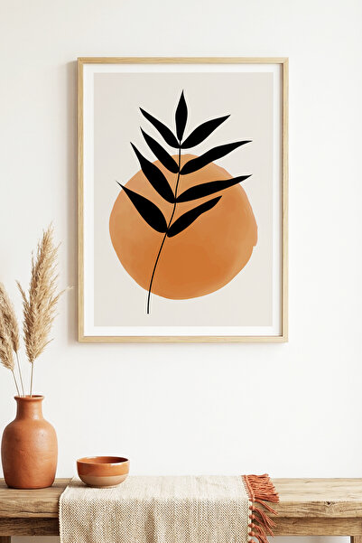 huhuli Τραπέζι με φυσικό ξύλινο πλαίσιο και μίνιμαλ σχέδιο φύλλων - Παστέλ απ...