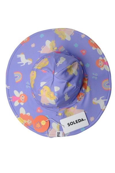 SOLEDA قبعة أطفال قابلة للتعديل على الوجهين مع حماية من الأشعة فوق البنفسجية ...