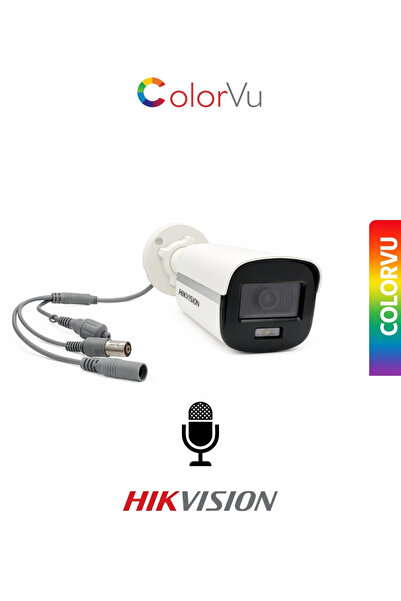 Hikvision DS-2CE10DF0T-LPFS 2.8mm ColorVu Gece Renkli Dahili Mikrofonlu Kamera