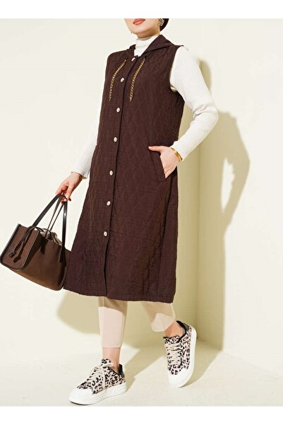 Burcia Hooded Quilted Vest