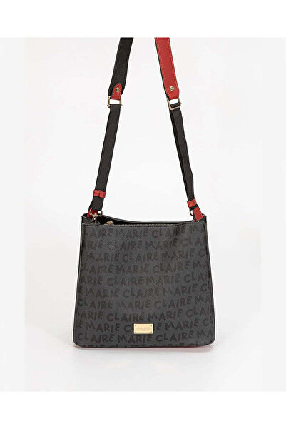 Marie Claire حقيبة كتف بلونين مع نقش مونوغرام