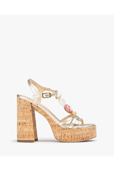 Unisa HIGH HEEL SANDAL WITH TRIM