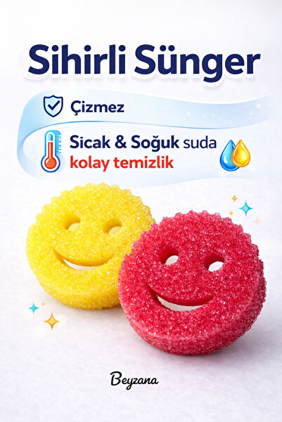 BEYZANA 2’li Karışık Renk Sıcak & Soğuk Suda Farklı Lekelere Karşı Ekstra Güç...