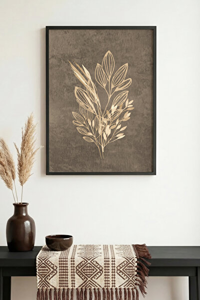 huhuli Τραπέζι με φυσικό ξύλινο πλαίσιο και μίνιμαλ σχέδιο φύλλων - Παστέλ απ...