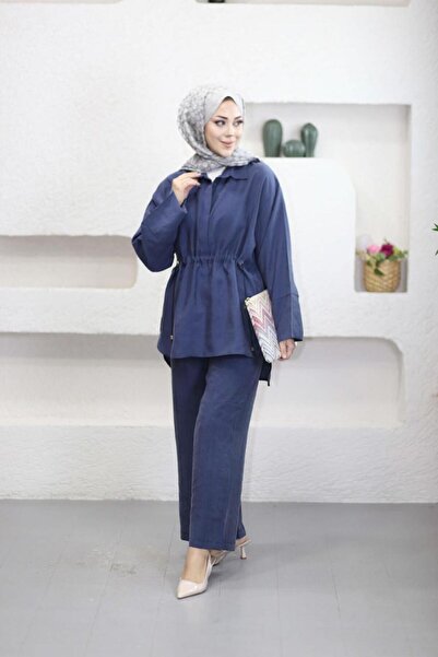 Suede Style 6307 - Set de damă elegant și confortabil, cu detaliu elastic în ...