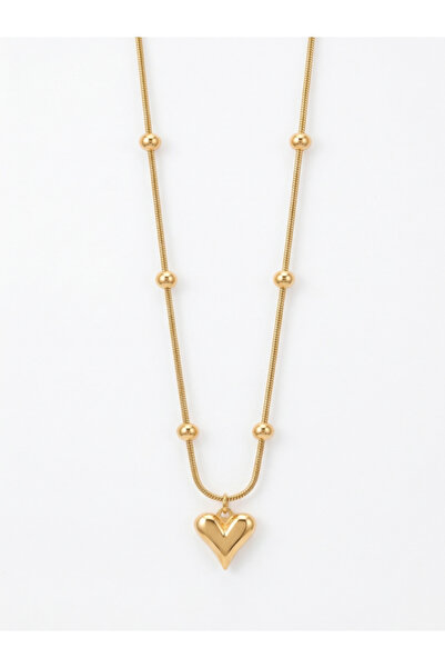 deryora الفولاذ المقاوم للصدأ دوريكا سلسلة القلب قلادة