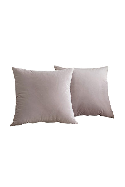 Five Store Set of 2 decorative velvet cushion covers with zipper, 50x50 cm, M...