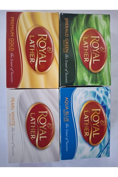 Royal Lather toilet soap 150g 4 different pieces