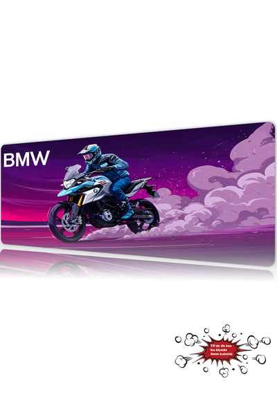 urzuva Motor Modelleri Gaming Oyuncu XL Mouse Pad Mousepad 90X40 cm 3Mm Dikiş...
