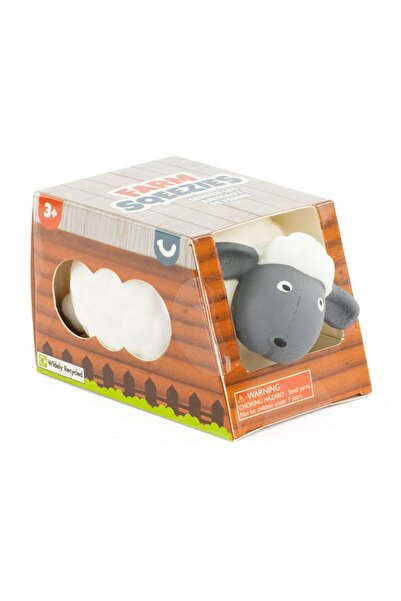 Keycraft Jucărie senzorială din cauciuc moale - Oiță