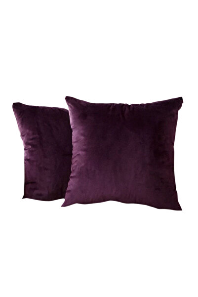 Five Store Set of 2 decorative velvet cushion covers with zipper, 50x70 cm, M...