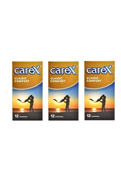 CAREX Pack Of 3 Classic Comfort Condoms