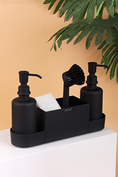 AROW Black Unisex Jake Liquid Soap Dispenser Model Code: Tr-6174Black