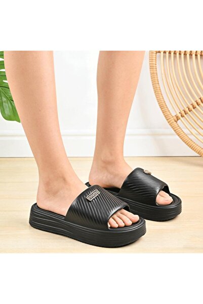 Tmall Papuci de damă, spumă, PD1095, Negru