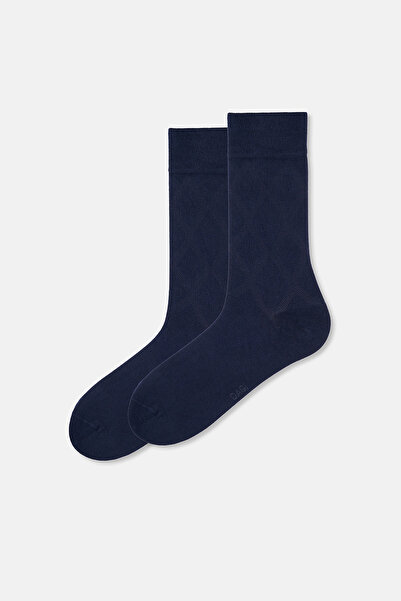 Dagi Men's Baklava Pattern Bamboo Classic Socks