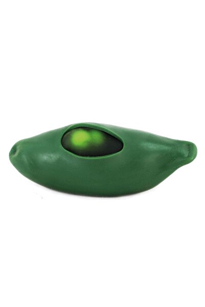 Keycraft Jucărie senzorială din cauciuc - Bob de mazăre în păstaie