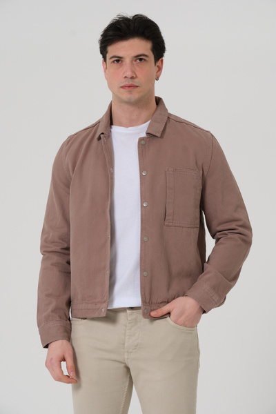 PIQUE ΑΝΔΡΙΚΟ ΠΟΥΚΑΜΙΣΟ Ανδρικό πουκάμισο με λεπτομέρεια τσέπης και κλείσιμο ...