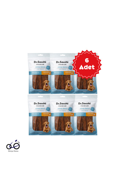 Dr. Sacchi Dr.Sacchi Premium Tavuk Kuru Kesim Jerky Tahılsız Köpek Ödülü 100g...