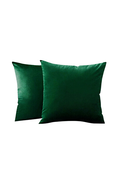 Five Store Set of 2 decorative velvet cushion covers with zipper, 50x70 cm, M...