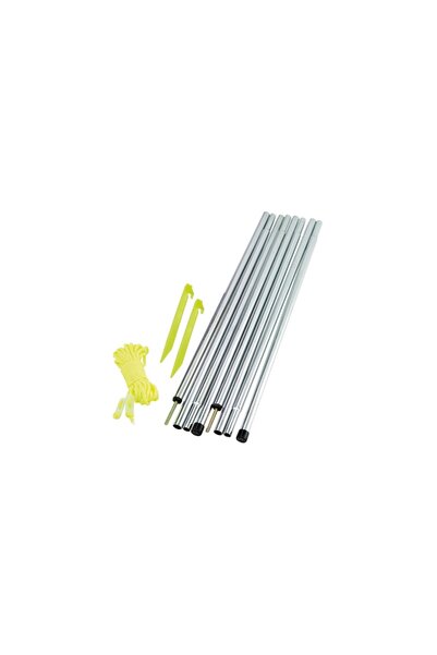 CED AUTO TRADE Set 2 stalpi de otel, lungime 2m, cu cablu de ancorare inclus,...