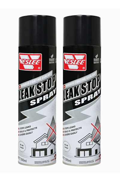 Veslee Leak Stop Spray Combo 2 x 500ml Waterproof Rubber Sealant for Roof Pip...