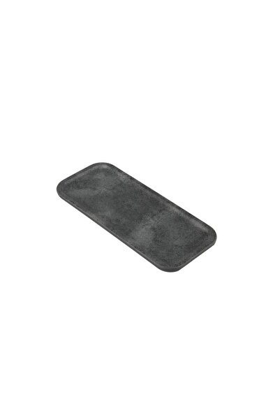 Globy Rectangular Presentation Plate Gray 35.7×14.7×2 cm